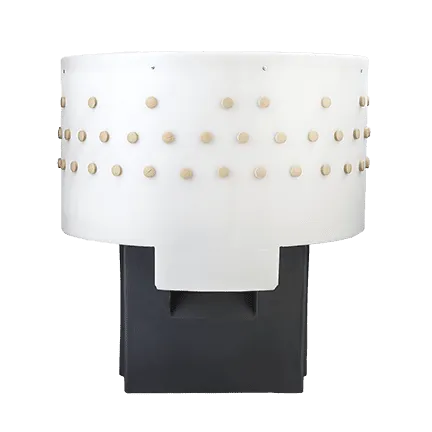 Featherman Pro-XL defeathering machine side angle