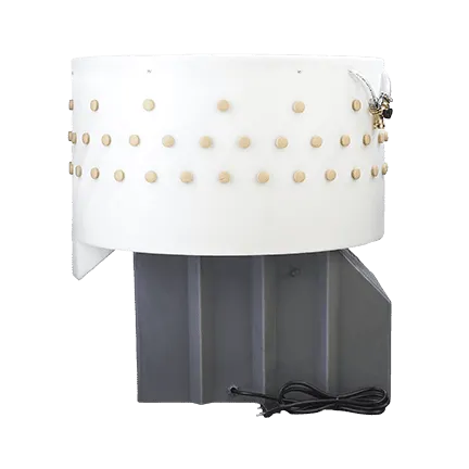 Featherman Pro-XL defeathering machine side view