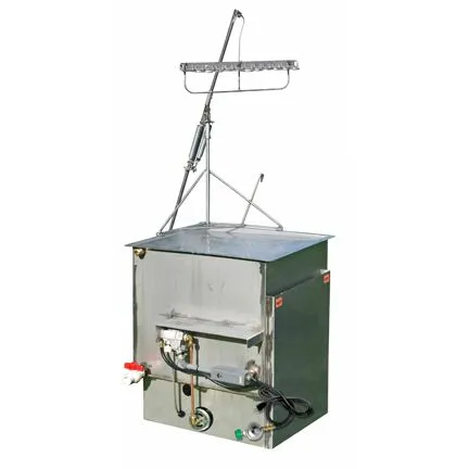 Stainless Scalder with Manual Dunker chicken processing kit