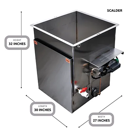 poultry processing machinery Stainless Chicken Scalder for sale