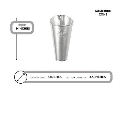 Gamebird stainless steel Cone