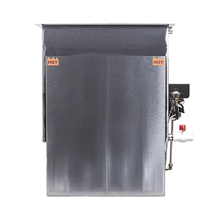 Featherman Stainless Chicken Scalder side angle