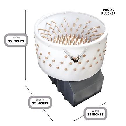 chicken plucker machine for small scale poultry processing equipment