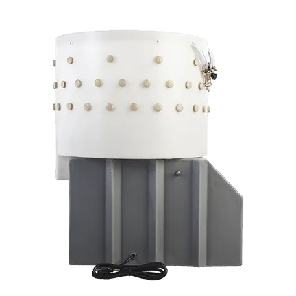 Featherman PRO - Chicken Plucker Machine Side Angle