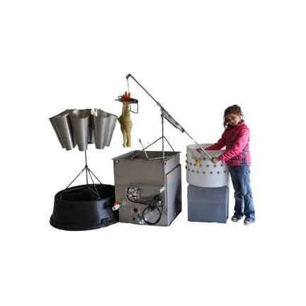Featherman PRO Set-Up with Manual Dunker chicken processing kit