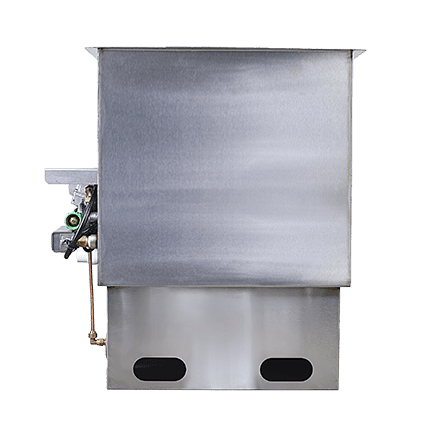 Featherman Stainless Scalder side view