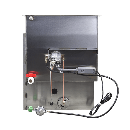 Featherman Stainless Scalder side view