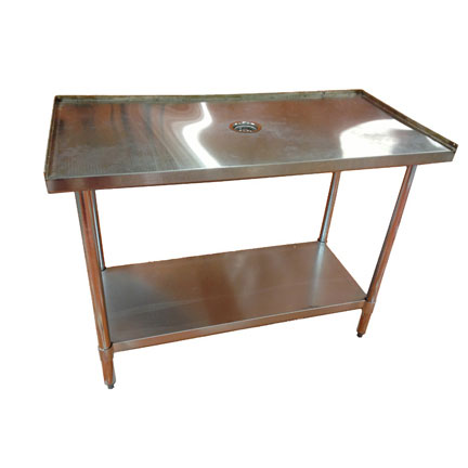 Stainless Steel Processing Evisceration Table – 4 foot - Featherman