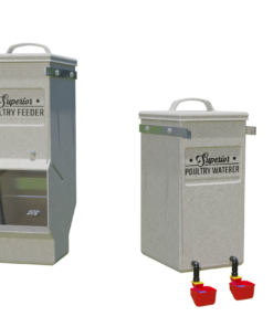 alumi-coop feeder and waterer